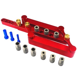 6 8 10mm in alluminio tassello giga Drill Guider <span class=keywords><strong>falegnameria</strong></span> in legno <span class=keywords><strong>per</strong></span> la lavorazione del legno - Product Image 1