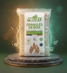Estufas de Combustible Eficientes, Calderas de Calefacción, Pellets de Madera Pellex En a1 Plus y DinPlus en Bolsa de 15 kg, 23 Paletas x 77 Bolsas - Product Image 4