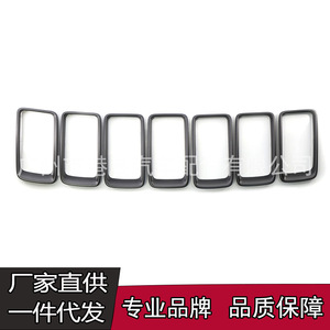 Jeep Grand Cherokee Grille Trim Cover 68143073AC <b>ABS</b> Plastic Clip On Bumper Accessory 2014-2016 - Product Image 5