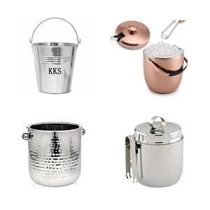 Secchio di ghiaccio in plastica a due colori per ghiaccio 5L 6L 7L 8L 10L grande capacità trasparente per champagne birra barile - Product Image 5
