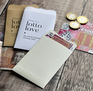Petite enveloppe personnalisée avec logo imprimé, style vintage, en papier texturé, pour enveloppes à argent, cartes d'invitation <span class=keywords><strong>de</strong></span> <span class=keywords><strong>mariage</strong></span>, emballage et tickets <span class=keywords><strong>de</strong></span> loterie - Product Image 2