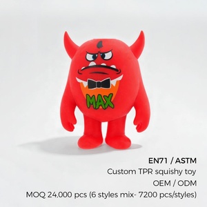 Juguete Monstruo Blandito de TPR al por Mayor, Juguete Sensorial Elástico Relleno de Arena, Juguete Coleccionable Antiestrés, OEM ODM - Product Image 1