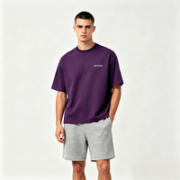 AMCLEVER Nouveaux T-shirts pour hommes 210 g/m² à manches courtes pour femmes Coupe ample Mode Décontractée Doux DTG DTF Logo personnalisé OEM
