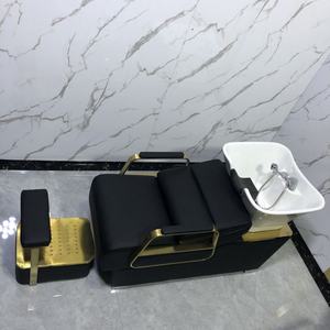 Unidad de Lavado de Cabello Zxm Sonia para Salón de Belleza, Lavabo con Asiento Ajustable y Lavabo de Cerámica Inclinable - Product Image 3