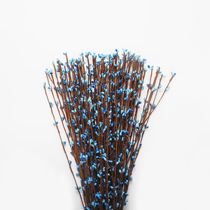 Guirlandes artificielles de baies Huayihua, 65 cm de long, 12 paires de perles pour décorations de mariage et de maison DIY - Product Image 3