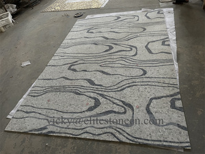 Ngoài trời đá vôi khảm tumbled sân đường dẫn và lối vào cho biệt thự và khách sạn - Product Image 3