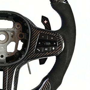Volante <span class=keywords><strong>Deportivo</strong></span> Personalizado de Fibra de Carbono y Alcántara para <span class=keywords><strong>BMW</strong></span> G20 G28 G30 G38 G80 G82 M320i M330i M330e M340i 540i G02 G11 - Product Image 6