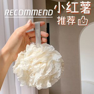 Bath Flower Shower Ball Large Size Rich Lather For Bathing And Body Scrubbing - Product Image 5
