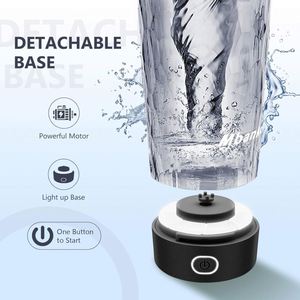 Nuevo Vaso de Agua de Plástico Simple con Escala, Vaso de Plástico Portátil con Soporte Magnético para Teléfono, Vaso Mezclador Automático con Logotipo Personalizado - Product Image 5