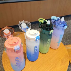 Minder Research Sports Water Bottle 900Ml Gradient Design With Two In One Lid For Fitness And Outdoor Use - Product Image 3