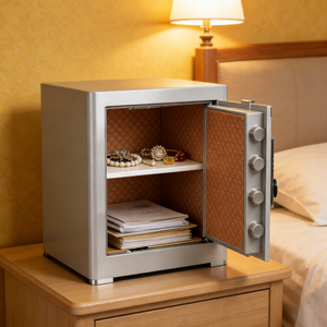 <span class=keywords><strong>Caja</strong></span> Fuerte Electrónica con Contraseña y Huella Dactilar de 45 mm, Colorida, de Alta Seguridad, <span class=keywords><strong>para</strong></span> Hogar, Dormitorio, Estudio, Escuela, Hospital, Banco - Product Image 2