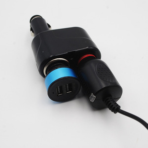 ที่จุดบุหรี่ในรถยนต์ 1 ต่อ 2 ที่ชาร์จในรถยนต์ กล้องติดรถยนต์ GPS Navigator สายชาร์จที่จุดบุหรี่ ขายตรงจากโรงงาน L188 - Product Image 1