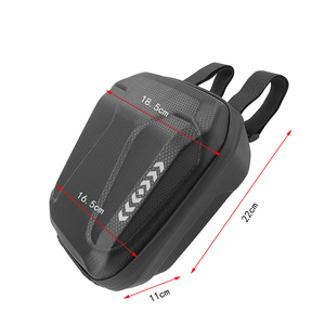 Sac avant pour trottinette électrique 2,5 L, coque rigide en EVA, étanche, réfléchissant, à fixer sur le guidon, pour vélo pliant et vélo électrique - Product Image 2