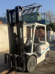 Chariot élévateur diesel d'occasion de 3 tonnes avec transmission automatique, double carburant, longueur de fourche de 1200 mm, garantie de 6 mois, technologie TCM - Product Image 4