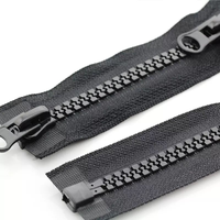 Fermeture éclair durable personnalisée à double tête, à glissière libre et à verrouillage automatique pour la couture de vêtements