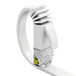 6 mèo 7 mèo phẳng cáp mạng hộ gia đình Gigabit Cat6 oxy-miễn phí đồng siêu mỏng Router hoàn thành mạng cáp nhảy - Product Image 2
