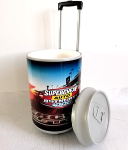 5 Gallon Tùy Chỉnh OEM Decal Nhựa Có Thể Định Hình <span class=keywords><strong>Cooler</strong></span> Box Bia Ice Ngực Rượu Ice Barrel Với Bánh Xe Và Xử Lý - Product Image 3