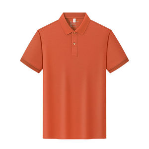 Polo de Color Sólido, 230g, Poliéster, Absorbente de Humedad, Uso Diario, Manga Corta, con Cuello, Ropa de Trabajo, Personalizable - Product Image 3