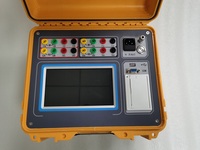 Dispositivo de Medición de Resistencia DC TTR, Comprobador de Relación de Transformación de Transformadores Trifásicos, Alta Precisión, Protección IP65, Pantalla Táctil LCD de 5.6 Pulgadas