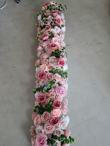 Phong Cách Hiện Đại Màu Hồng Và Màu Đỏ Lụa Nhân Tạo Hoa Cưới Bảng Á Hậu Hàng Hoa Màu Hồng Cho Trang Trí Đám Cưới - Product Image 5
