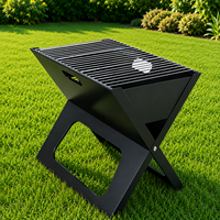 Vente directe d'usine : Barbecue pliant portable pour cuisine extérieure, foyer extérieur personnalisé pour jardin