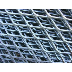 Maglia metallica espansa a forma di diamante per soffitto decorativo interno maglia in alluminio acciaio