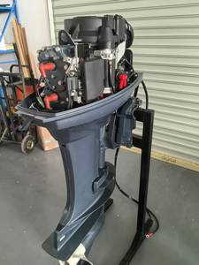 New 50HP 2 Stroke Motor <b>Remote</b> <b>Control</b> Start Marine <b>Boat</b> Engine Gasoline Reliable Power Units - Product Image 3