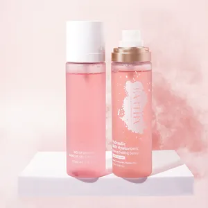 Cosmétiques logo personnalisé fixateur de maquillage marque privée spray de réglage de rosée eau de rose spray de réglage de maquillage hydratant anti-transpiration