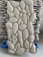 Panneau mural en pierre artificielle PU Léger Décoratif Revêtement en briques 3D pour l'intérieur et l'extérieur