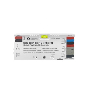 Controlador LED Inteligente GL-C-620WL Gledopto de 2 Canales, 50m, Conexión Ethernet por Cable, <span class=keywords><strong>ESP32</strong></span> WLED, Entrada Tipo-C, Plug-and-Play - Product Image 1