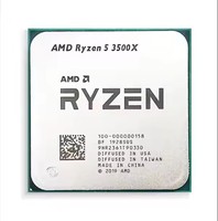 Vente en gros d'occasion AMD R5 3500X 3.6GHz Processeur CPU Six cœurs Six-Thread 65W 32M Socket AM4 pour ordinateur de bureau