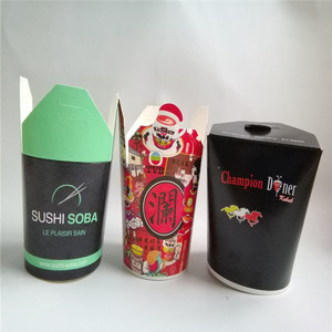 Caja de fideos de 16 oz 26 oz 32 oz para comida para llevar, tazón de sopa de ensalada con tapa laminada mate con embalaje de fideos para <span class=keywords><strong>sushi</strong></span> sabroso en movimiento - Product Image 4