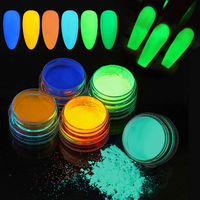 Poudre de pigment inorganique neutre et fluorescente en aluminate de strontium, qui brille dans le noir, pour le nail art, le maquillage corporel/du visage 040