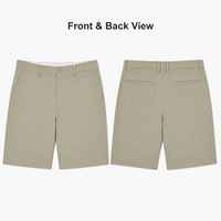 Shorts de golf pour hommes à imprimé feuille de sauge personnalisé, bas de pantalon extensibles à séchage rapide, OEM ODM, marque privée, approvisionnement en gros