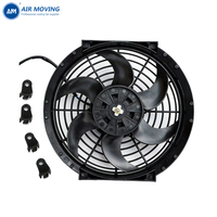 Ventilateur soufflant AM 10 pouces 12V 24V 80W, kits de ventilateurs électriques pour radiateur de climatiseur, accessoires modifiés, ventilateurs d'extraction