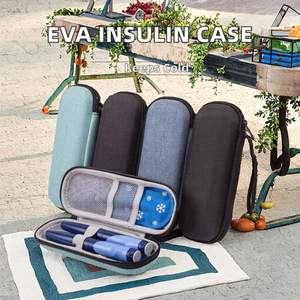 Sac isotherme portable en EVA rigide pour insuline avec fonction imperméable, motif de dessin animé, étui de voyage pour stylo à insuline - Product Image 2
