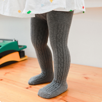Collants en tricot torsadé pour enfants de 0 à 12 ans, collants en coton respirant pour filles, bas pour bébés, collants pour filles, best-sellers
