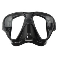 Masque uv de plongée sous-marine en silicone en verre trempé personnalisé pour la chasse sous-marine, la plongée en apnée et la natation