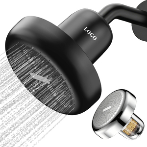 Top <b>Spray</b> ABS Electroplating Filter Showerhead <b>Set</b> High Pressure 15-Stage Water Filter Hard Water Household Portable 1 Year - Product Image 1