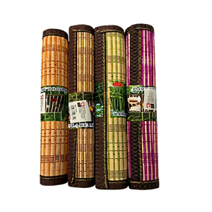 Tovagliette in Bambù 24 Pezzi, Sottili Intrecciate a Strisce, Lavabili a Mano 30*45, Riutilizzabili per Uso Domestico - Product Image 1