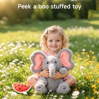 Jouets en peluche interactifs pour enfants Tumama, éléphant dansant à grandes oreilles, poupées avec enregistrement vocal, jouet musical en peluche pour bébé