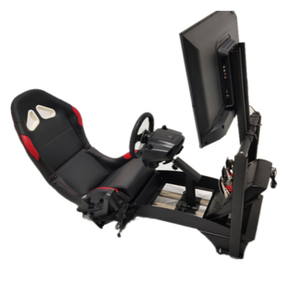 ห้องนักแข่งจำลองแบบพับได้และปรับได้ ขายพร้อมเบาะนั่ง ราคาไม่แพง รองรับ <span class=keywords><strong>PS4</strong></span>, PS5, Logitech G29 - Product Image 6