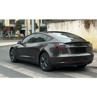 Film Vinyle Adhésif pour Voiture Effet Métallique Tungstène Brillant HD en PET TPU, Vente en Gros Usine, Rouleau Complet 1.52x16M/5x55FT, Autocollants pour Voiture