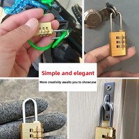 Cadenas à combinaison pour bagages, armoire de dortoir, mini cadenas étanche pour salle de sport, modèle Qtmms