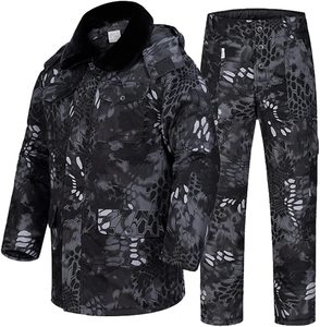 두꺼운 전술상 획uniform 남자 겨울 재킷 바지 위장 재킷 바지 전술상 난조 한 벌 - Product Image 4