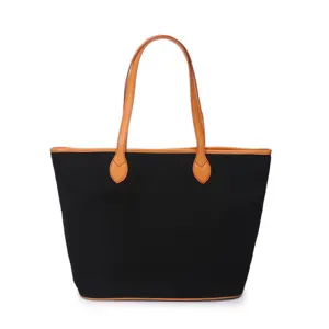 Hot bán thân thiện tái sử dụng thiết kế vải vải cotton Tote Bag với biểu tượng tùy chỉnh