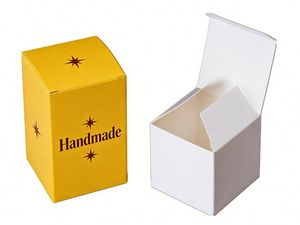 Custom Rectangular Craft Packaging Self Erecting Hard Cardboard Luxury Candle <b>Box</b> with Glossy/Matt Lamination Embossing for Gift - Product Image 4