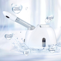 Vaporizador Facial Nano Spray, Humidificador Facial con Vapor Caliente, Calentamiento PI 360 °   Dispositivo de Hidratación Compacto y Giratorio para Spa en Casa