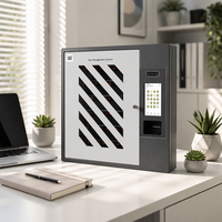 Casier électronique numérique personnalisé en acier, coffre-fort intelligent à serrure automatique, armoire à clés 99+ V-100B