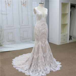 Abito da <span class=keywords><strong>Sposa</strong></span> Più Venduto per Clienti Europei <span class=keywords><strong>Abiti</strong></span> Nuziali Produttore Cinese con Campioni Reali - Product Image 1